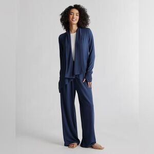 Quince French Terry Modal Cardigan in Navy $89 Size S